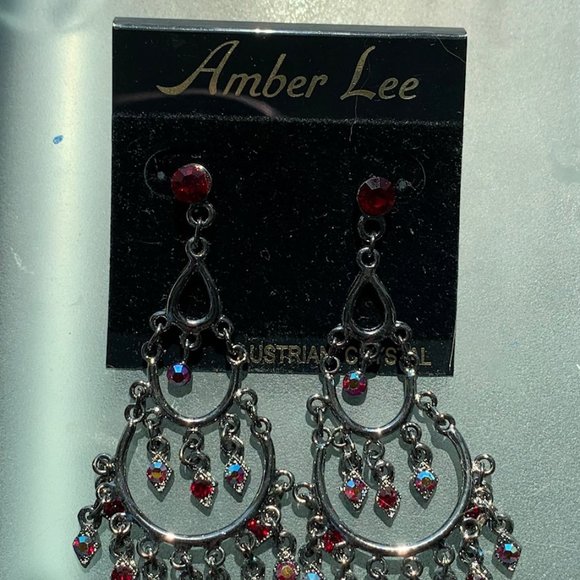 Austrian Crystal earrings - Picture 1 of 2